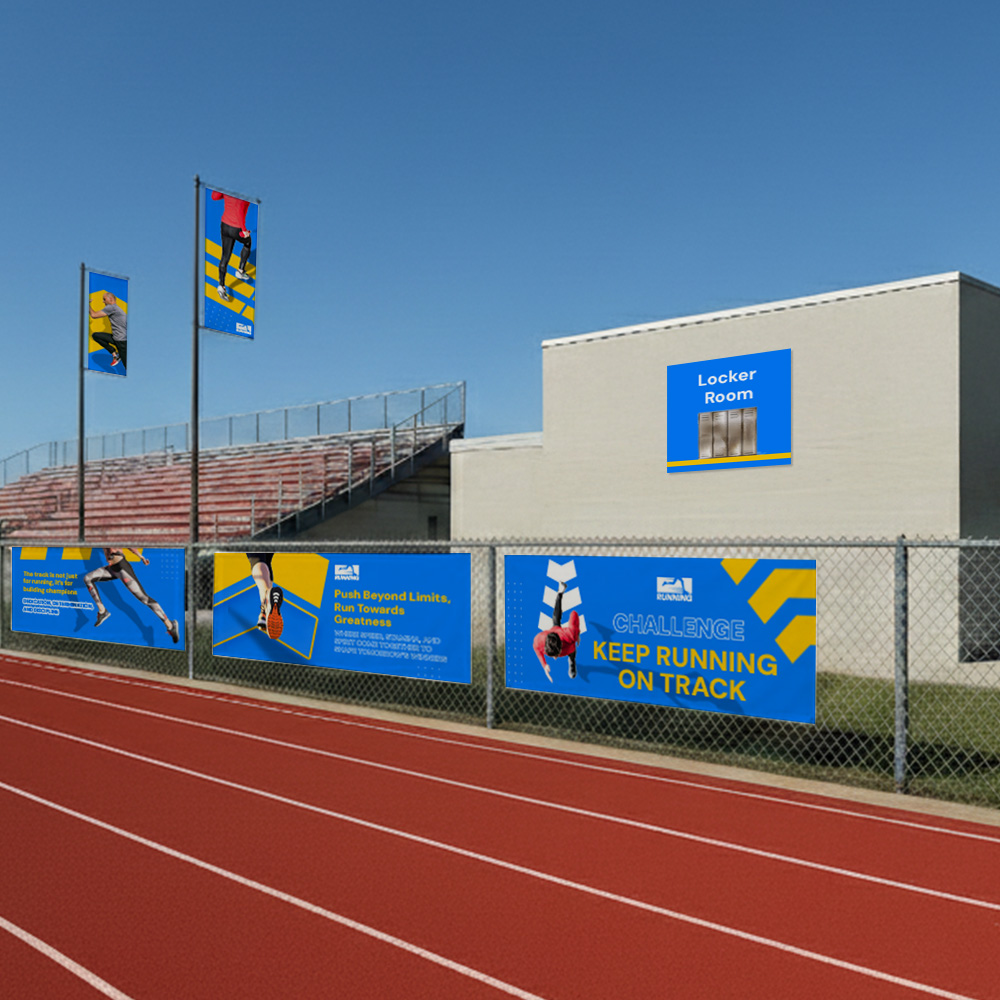 Sports & Athletics Signage Solutions | Custom Printed Graphics - Visual ...